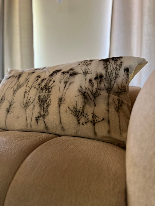 Eco-Printed Cushion Covers