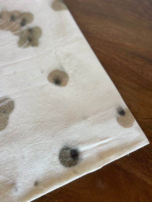 Eco-Printed Cotton Tablecloth – Pennygum