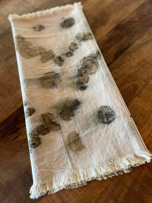 Eco-Printed Cotton Table Runner – Pennygum